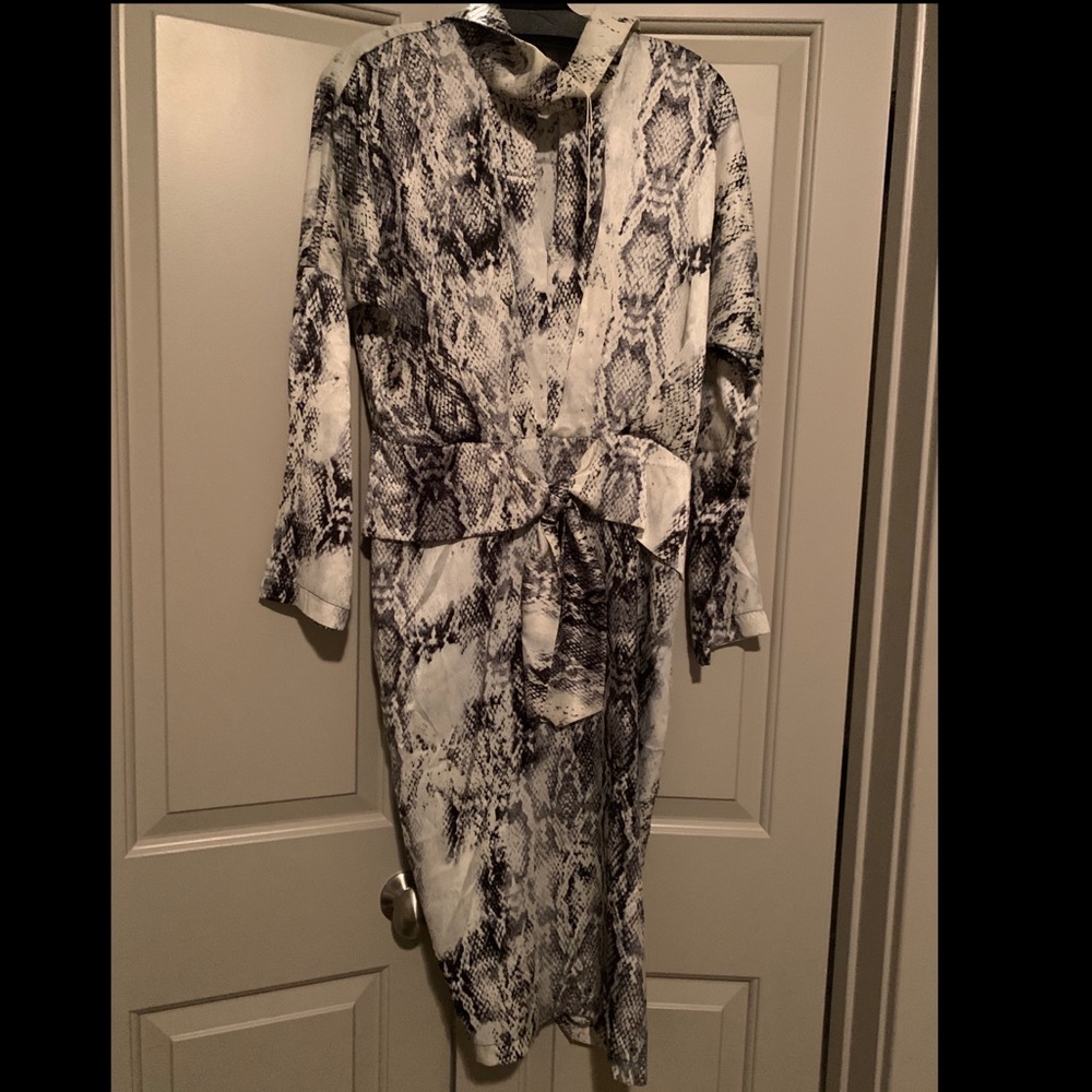 Lumie snakeskin dress